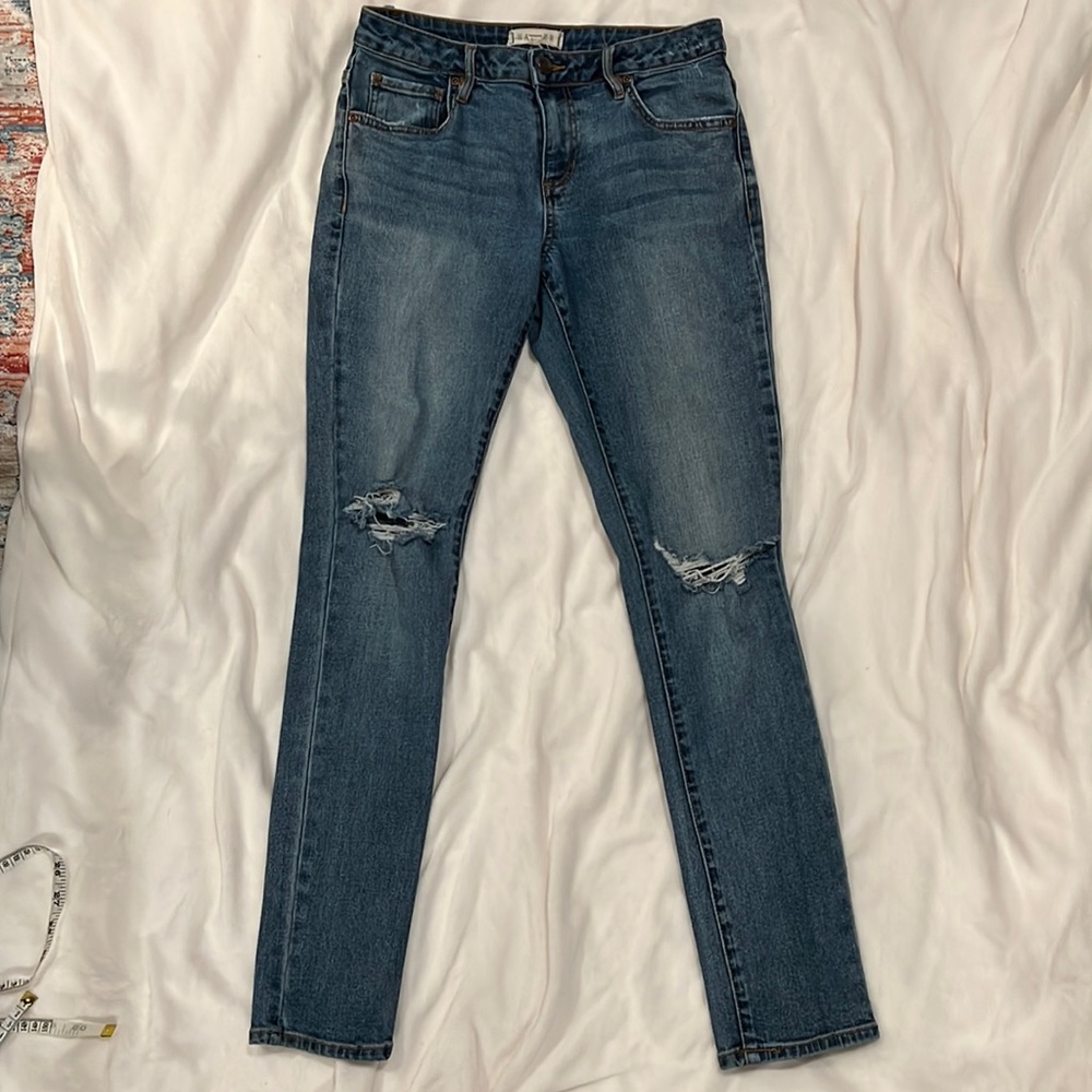 Mid Rise Girlfriend Jeans - Picture 2 of 4